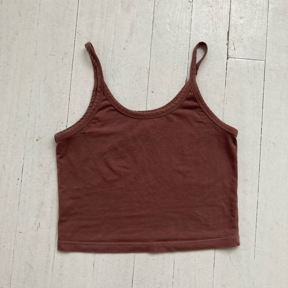 ARQ Crop Tank in Spice / Size M